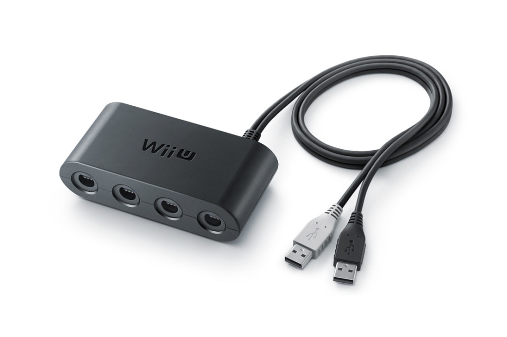 Adaptador USB que nos permitira conectar nuestros controles de Gamecube a la Wii U 