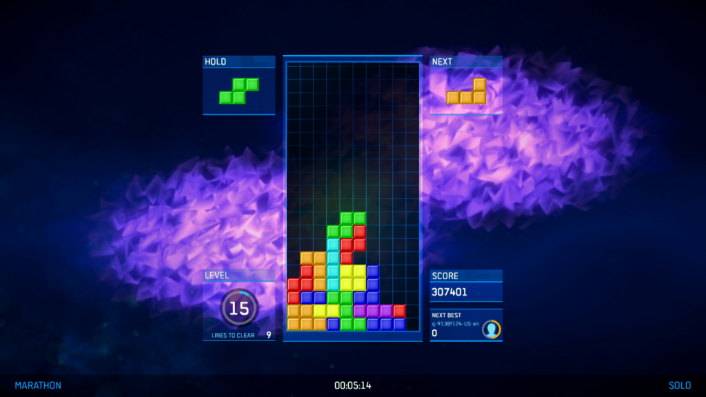 Tetris 1 player