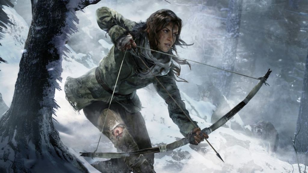 Lara Croft aun utiliza su mítico arco