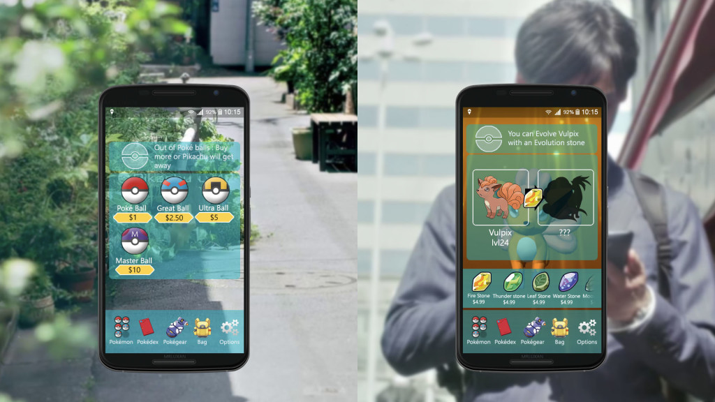 Pokémon GO en un Nexus 6